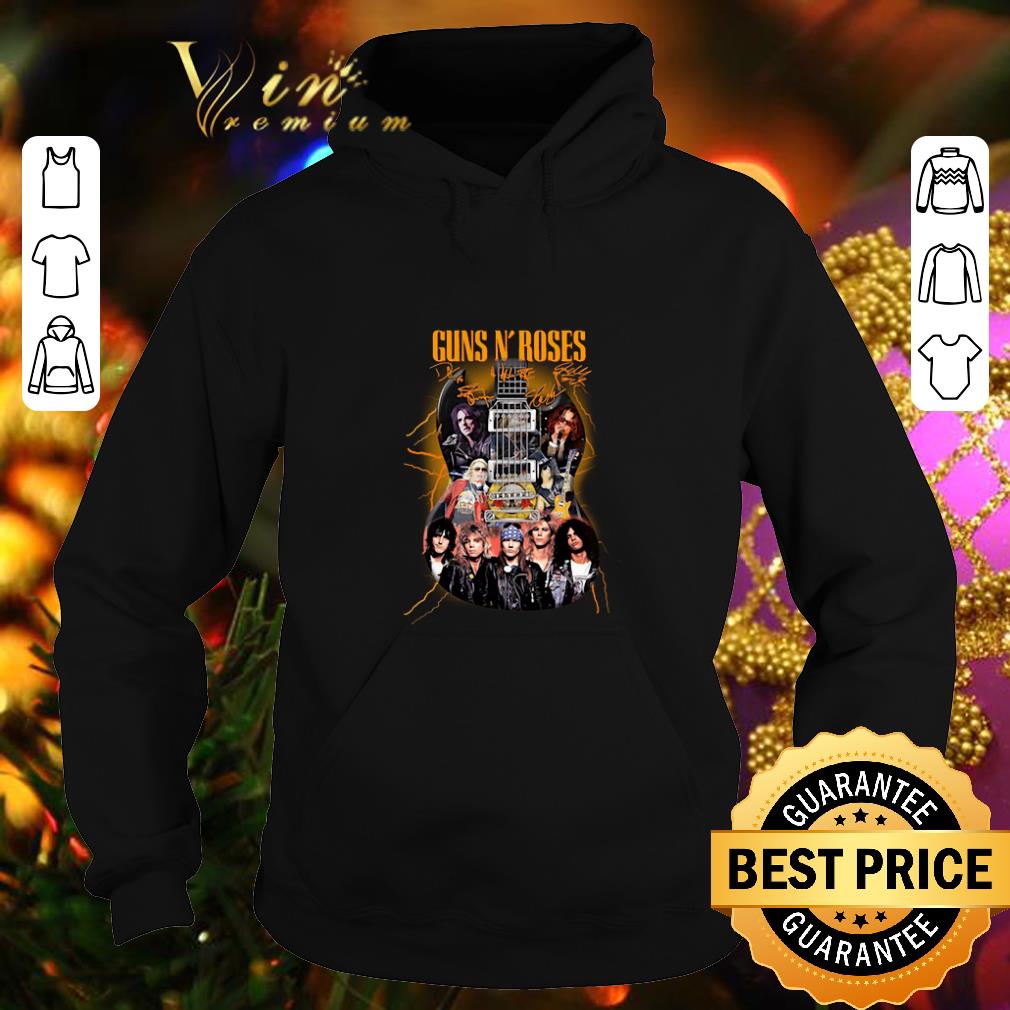 Cheap Guns N Roses signatures Guitar shirt Cheap Guns N Roses signatures Guitar shirt 4 - Cheap Guns N Roses signatures Guitar shirt