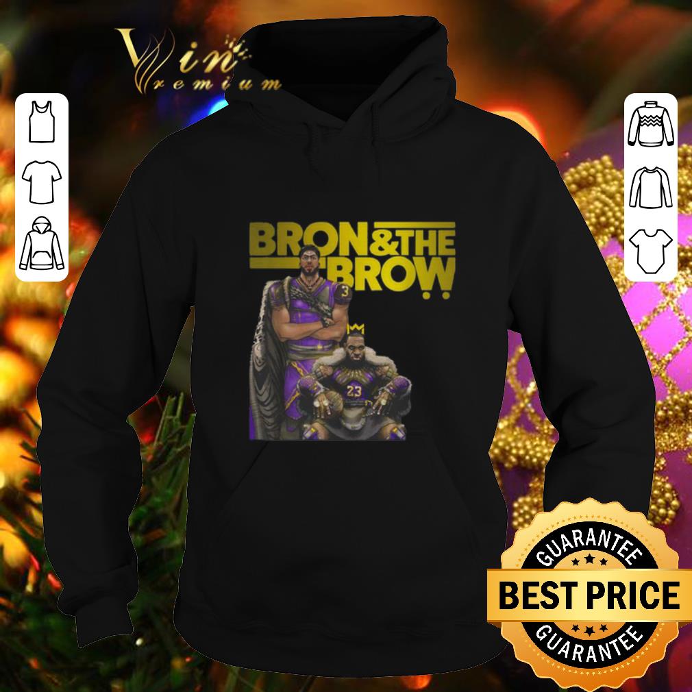 Cheap LeBron James Bron The Brow Anthony Davis Lakers shirt 4 - Cheap LeBron James Bron & The Brow Anthony Davis Lakers shirt