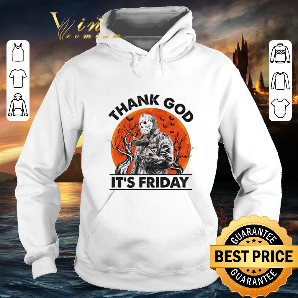 Funny Jason Voorhees thank god it s friday shirt 4 - Funny Jason Voorhees thank god it's friday shirt