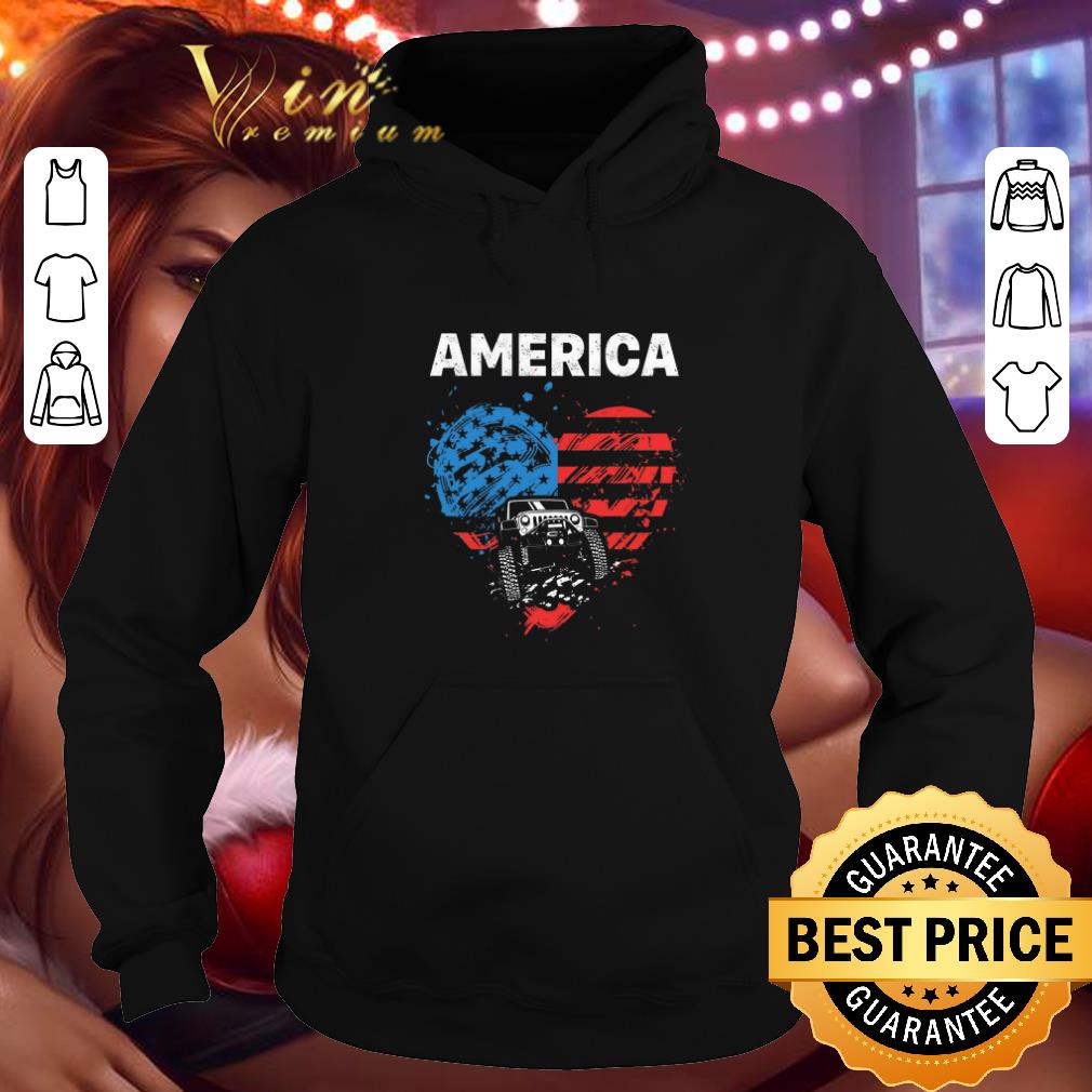 Funny Jeep car love America flag shirt 4 - Funny Jeep car love America flag shirt