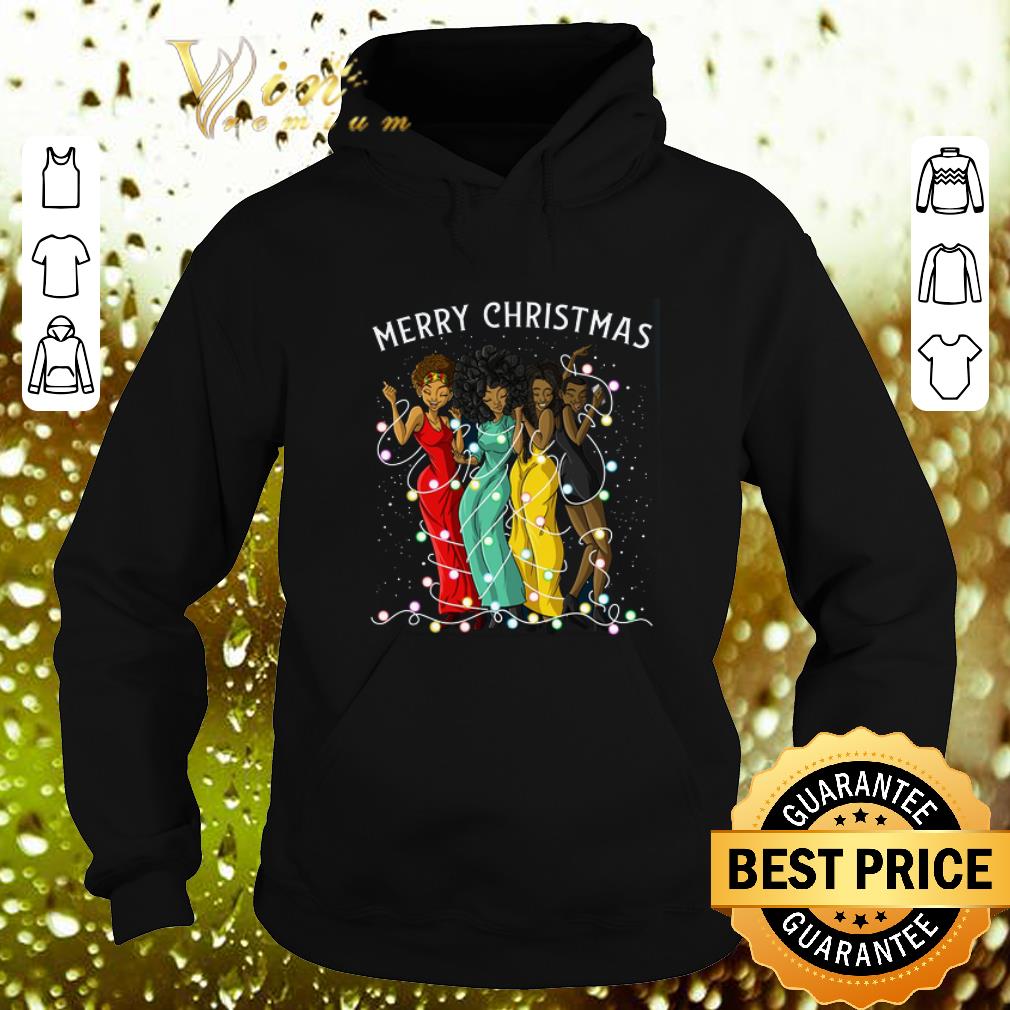 Funny Merry Christmas Black Woman Friends Happy shirt 4 - Funny Merry Christmas Black Woman Friends Happy shirt