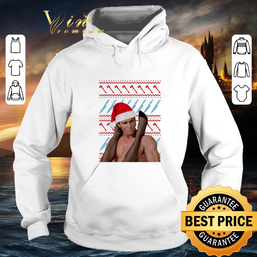 Funny Patrick Bateman American Psycho ugly Christmas sweater Funny Patrick Bateman American Psycho ugly Christmas sweater 4 - Funny Patrick Bateman American Psycho ugly Christmas sweater