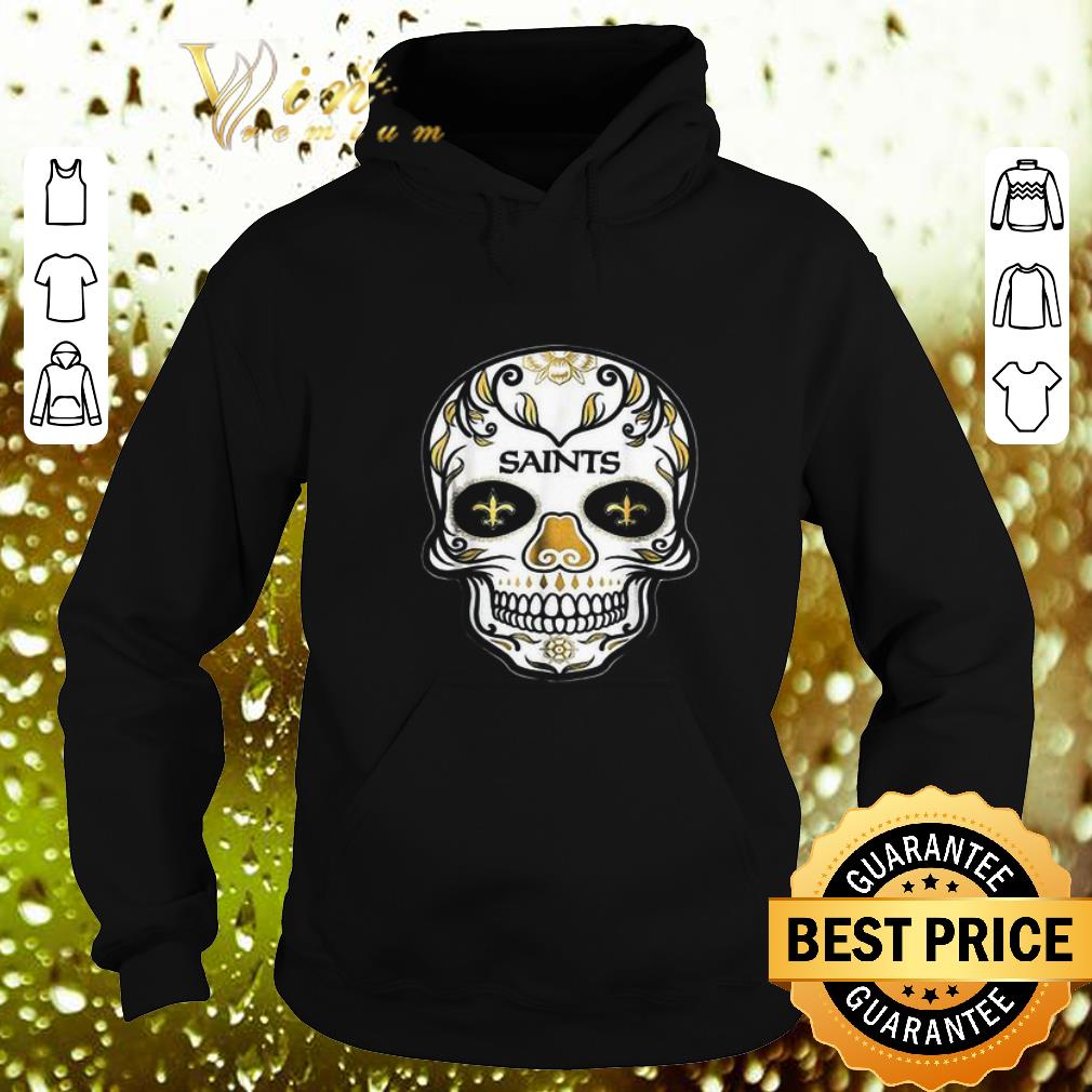 Funny Sugar Skull New Orleans Saints shirt Funny Sugar Skull New Orleans Saints shirt 4 - Funny Sugar Skull New Orleans Saints shirt