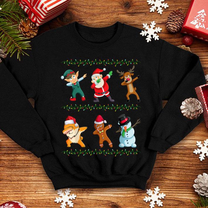 Hot Funny Dabbing Santa Pomeranian And Friends Christmas shirt 4 - Hot Funny Dabbing Santa Pomeranian And Friends Christmas shirt