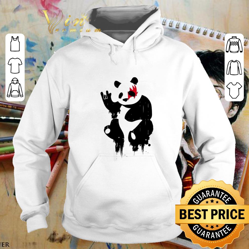 Nice Kiss Panda Rock shirt Nice Kiss Panda Rock shirt 4 - Nice Kiss Panda Rock shirt
