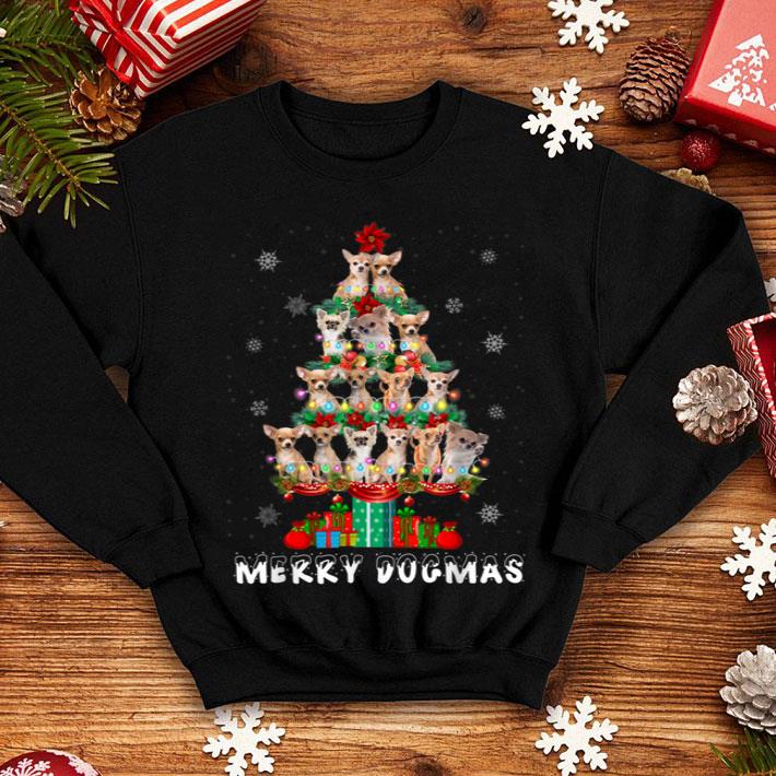 Nice Merry Dogmas Chihuahua dog Christmas decor Xmas tree shirt Nice Merry Dogmas Chihuahua dog Christmas decor Xmas tree shirt 4 - Nice Merry Dogmas Chihuahua dog Christmas decor Xmas tree shirt