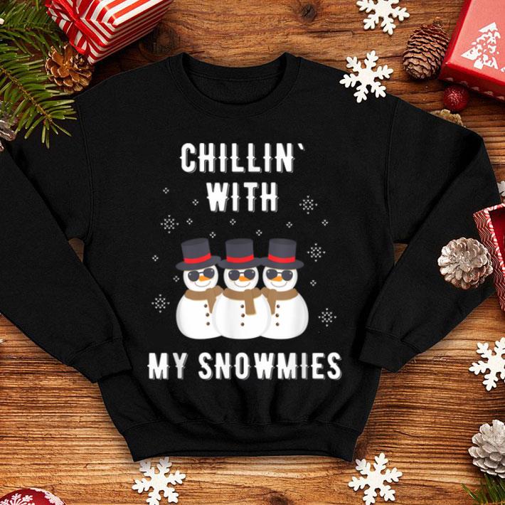 Official Chillin With My Snowmies Christmas Funny Cute Snowman shirt Official Chillin With My Snowmies Christmas Funny Cute Snowman shirt 4 - Official Chillin With My Snowmies Christmas Funny Cute Snowman shirt