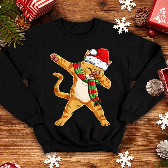 Official Dabbing Cat Santa Christmas Gift Kids Boys Girls Catmas Xmas shirt 4 - Official Dabbing Cat Santa Christmas Gift Kids Boys Girls Catmas Xmas shirt