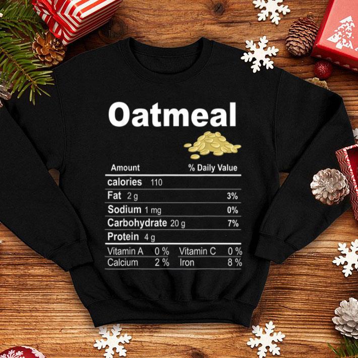 Official Oatmeal Nutrition Funny Thanksgiving Costume Christmas shirt 4 - Official Oatmeal Nutrition Funny Thanksgiving Costume Christmas shirt