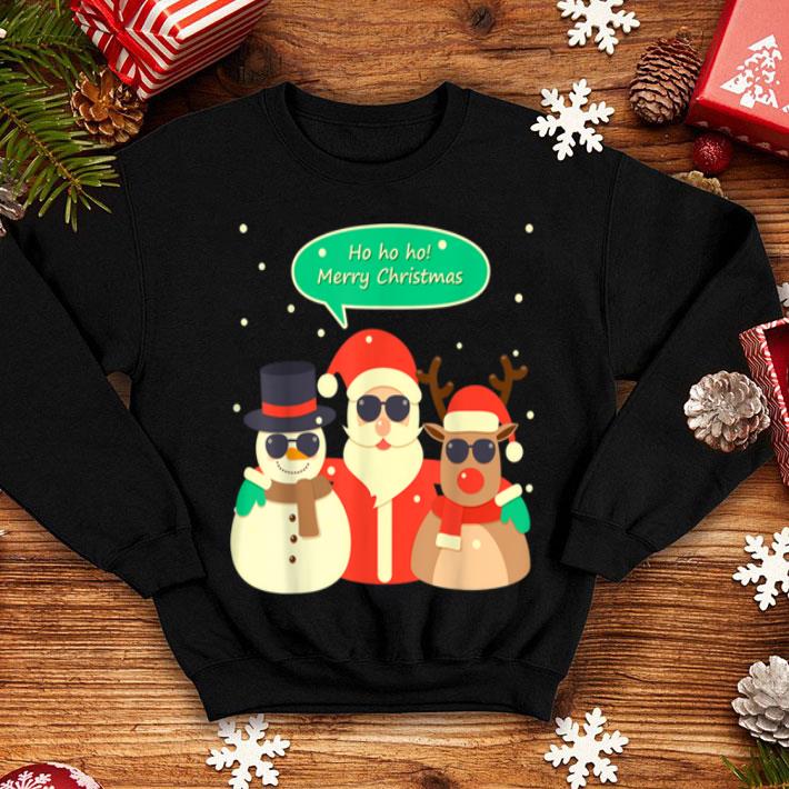 Original HO HO HO Merry Christmas Santa Snowman Reindeer Xmas Gift sweater 4 - Original HO HO HO Merry Christmas Santa Snowman Reindeer Xmas Gift sweater