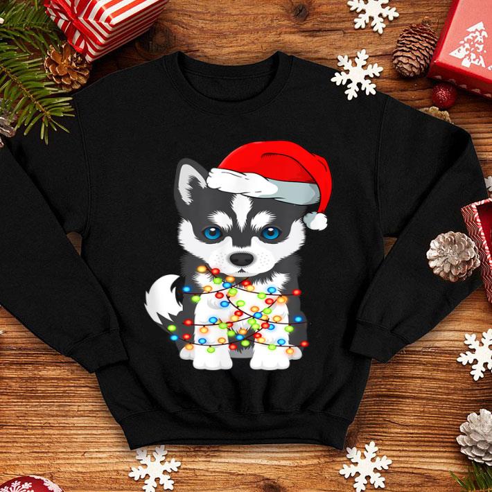 Original Siberian Husky Christmas Tee Santa Hat Xmas Lights Boys shirt Original Siberian Husky Christmas Tee Santa Hat Xmas Lights Boys shirt 4 - Original Siberian Husky Christmas Tee Santa Hat Xmas Lights Boys shirt