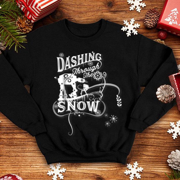 Original Star Wars AT AT AT ST Dashing Through Snow Christmas shirt 4 - Original Star Wars AT-AT AT-ST Dashing Through Snow Christmas shirt