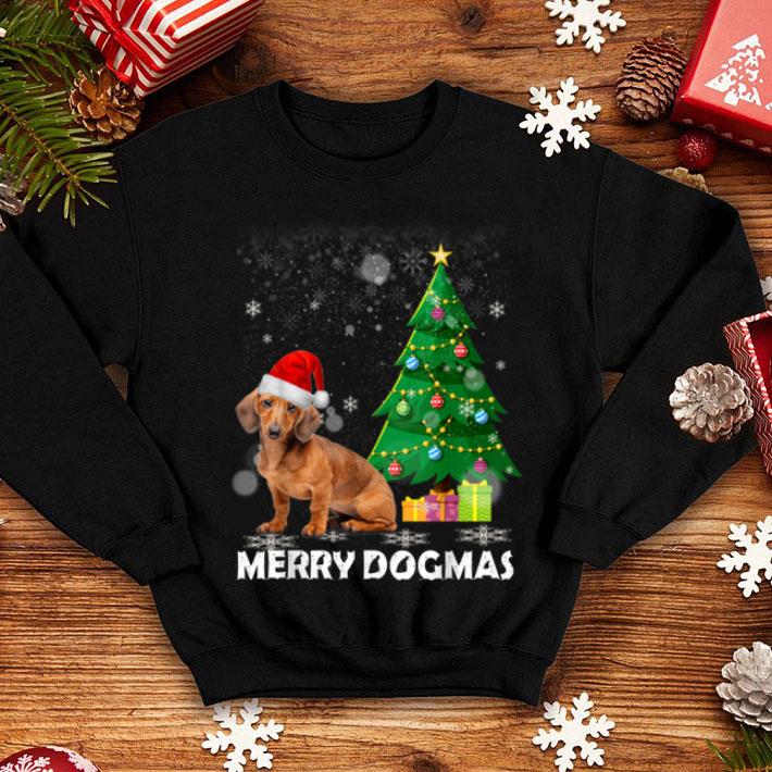 Premium Merry Dogmas Dachshund Christmas dog decor Xmas tree shirt 4 - Premium Merry Dogmas Dachshund Christmas dog decor Xmas tree shirt