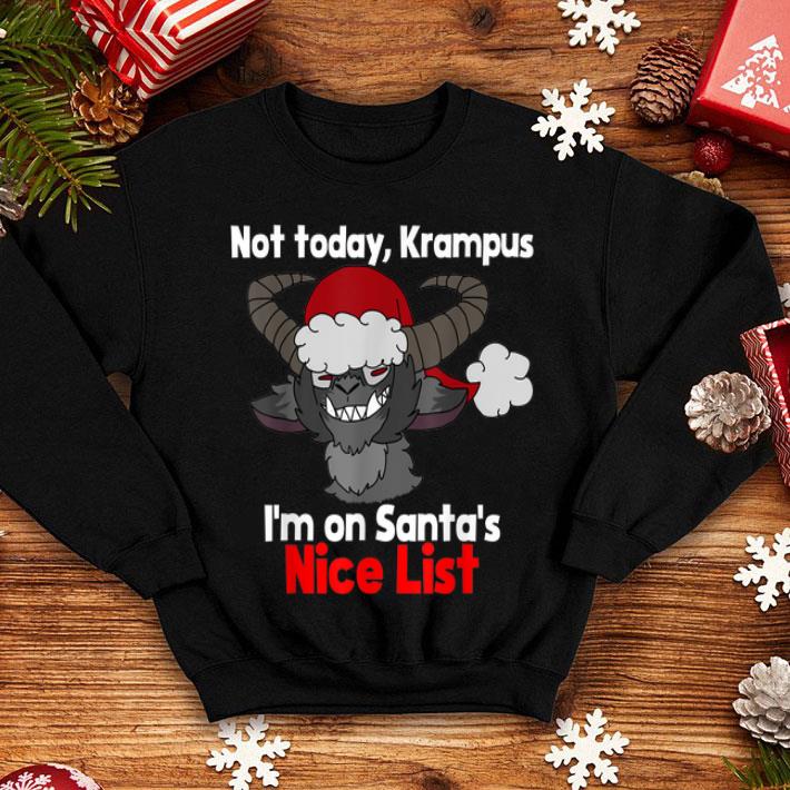 Premium Not Today Krampus Funny Christmas Gift For Boys Girls Teens shirt 4 - Premium Not Today Krampus Funny Christmas Gift For Boys Girls Teens shirt