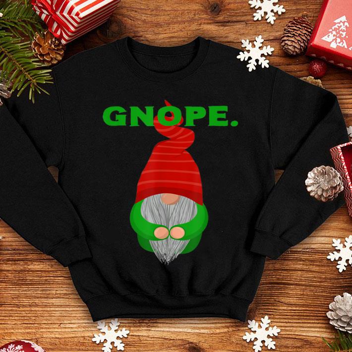 Pretty Christmas Gnome Nope Funny Winter Swedish Tomte shirt 4 - Pretty Christmas Gnome Nope Funny Winter Swedish Tomte shirt
