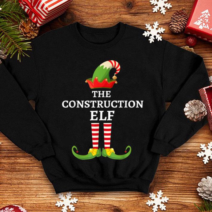 Pretty Construction Elf Matching Family Christmas Party Pajama shirt 4 - Pretty Construction Elf Matching Family Christmas Party Pajama shirt