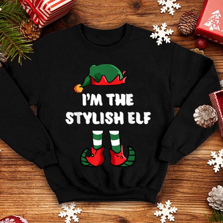 Pretty I m The Stylish Elf Matching Family Group Funny Christmas shirt 4 - Pretty I'm The Stylish Elf Matching Family Group Funny Christmas shirt