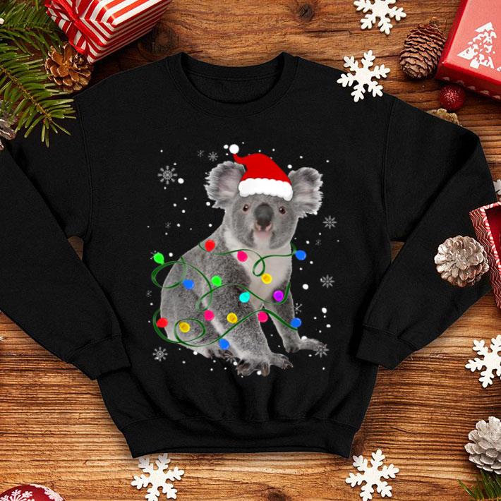 Pretty Koala With Christmas Lights Matching Family Gift shirt Pretty Koala With Christmas Lights Matching Family Gift shirt 4 - Pretty Koala With Christmas Lights Matching Family Gift shirt