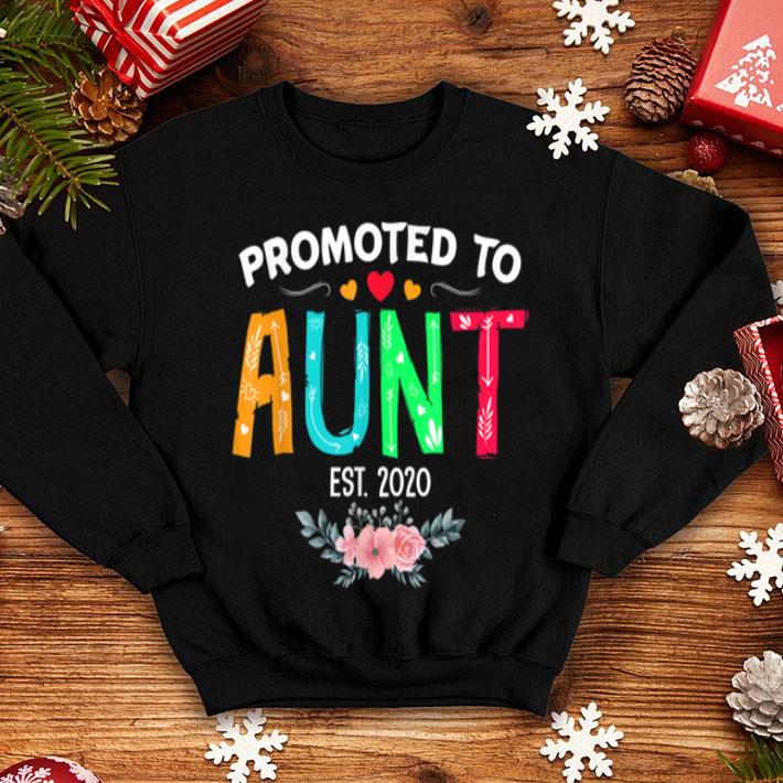 Pretty Promoted To Aunt Christmas Gift shirt 4 - Pretty Promoted To Aunt Christmas Gift shirt
