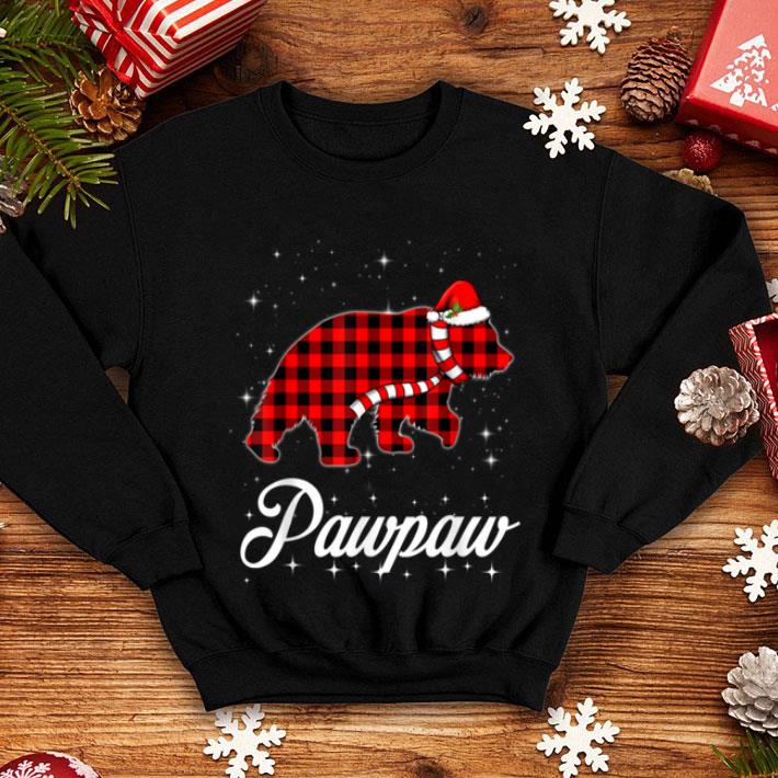 Pretty Red Plaid Pawpaw Bear Buffalo Matching Family Christmas shirt 4 - Pretty Red Plaid Pawpaw Bear Buffalo Matching Family Christmas shirt