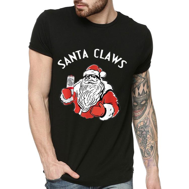 Santa Claws Christmas White Claw Hard Seltzer shirt 4 - Santa Claws Christmas White Claw Hard Seltzer shirt