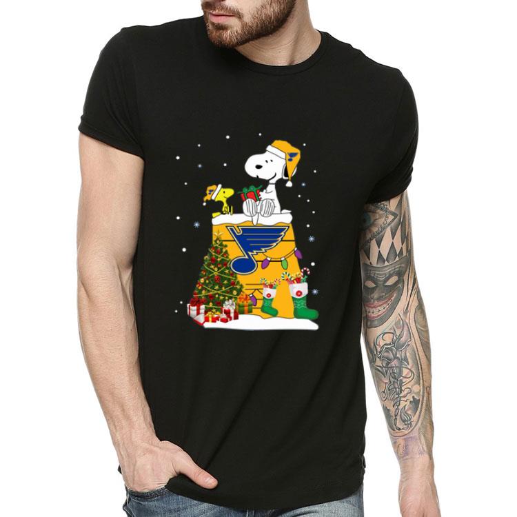 St Louis Blues Snoopy And Woodstock Christmas shirt 4 - St Louis Blues Snoopy And Woodstock Christmas shirt