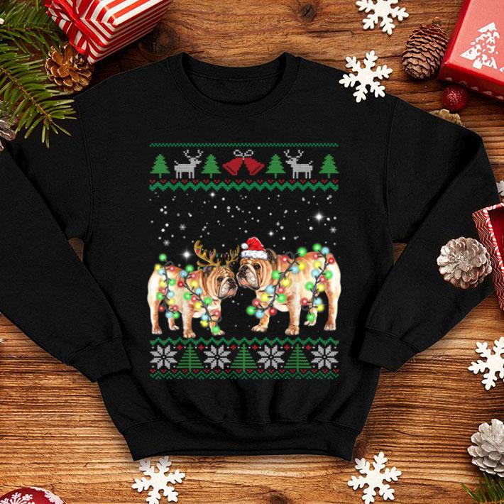 Top Bulldog Ugly Christmas Dog Xmas Gift For Bulldog Lovers Men shirt 4 - Top Bulldog Ugly Christmas Dog Xmas Gift For Bulldog Lovers Men shirt