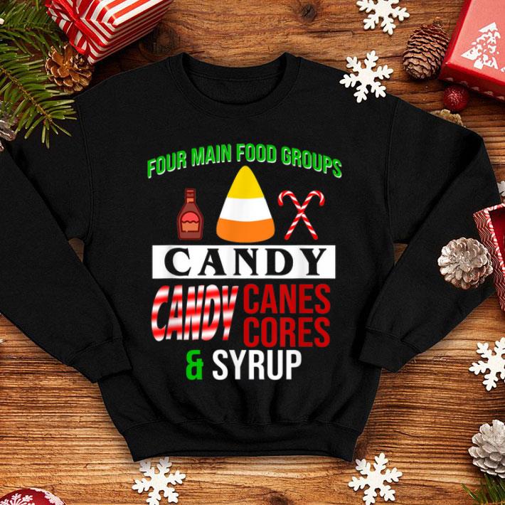 Top Four Main Food Groups Elf Buddy Christmas Pajama Gift shirt 4 - Top Four Main Food Groups Elf Buddy Christmas Pajama Gift shirt