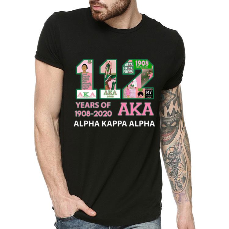 112 Years Of Aka Alpha Kappa Alpha 1908 2020 shirt 4 1 - 112 Years Of Aka Alpha Kappa Alpha 1908-2020 shirt