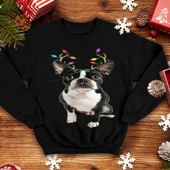 Awesome Boston Terrier Reindeer Christmas Dog sweater 4 - Awesome Boston Terrier Reindeer Christmas Dog sweater