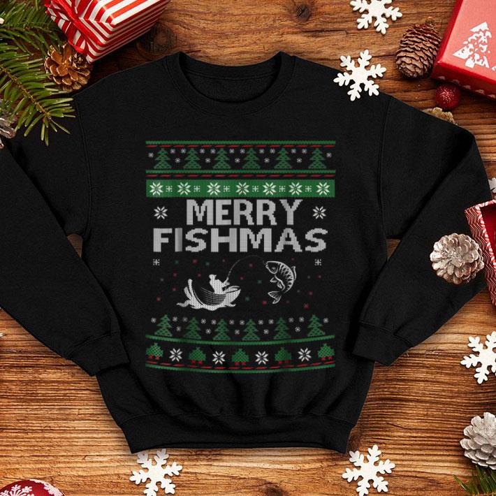 Beautiful Merry Fishmas Fishing Ugly Christmas sweater 4 - Beautiful Merry Fishmas Fishing Ugly Christmas sweater