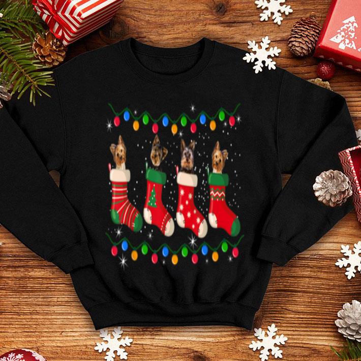 Beautiful Yorkie Stocking Christmas Lights Funny Socks Xmas Dog Lover sweater Beautiful Yorkie Stocking Christmas Lights Funny Socks Xmas Dog Lover sweater 4 - Beautiful Yorkie Stocking Christmas Lights Funny Socks Xmas Dog Lover sweater