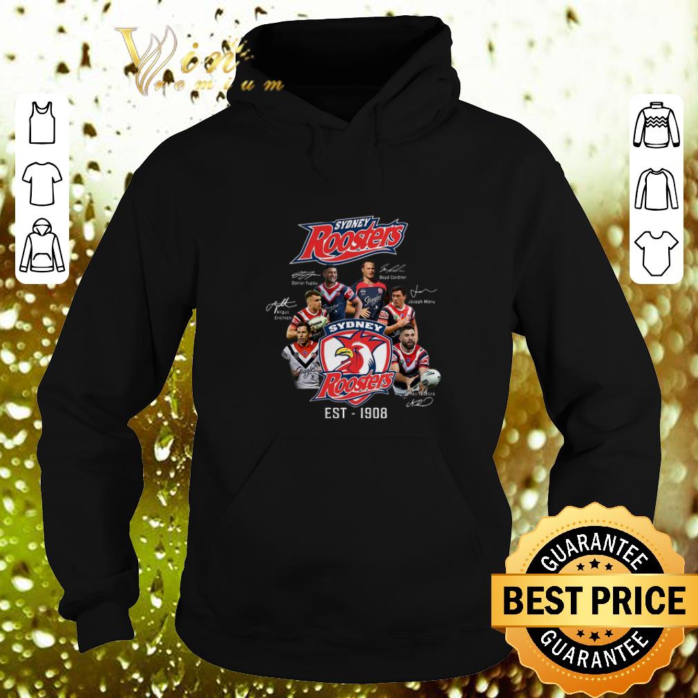 Cheap Sydney Roosters Players Est 1908 all signature shirt 4 - Cheap Sydney Roosters Players Est 1908 all signature shirt