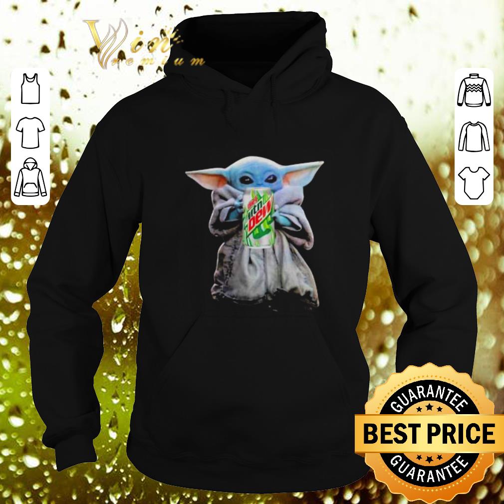 Funny Baby Yoda hug Mountain Dew Star Wars Mandalorian shirt 4 - Funny Baby Yoda hug Mountain Dew Star Wars Mandalorian shirt