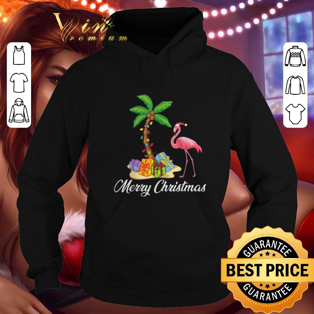 Funny Flamingo Merry Christmas Palm Tree shirt 4 - Funny Flamingo Merry Christmas Palm Tree shirt