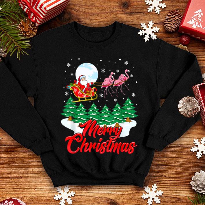 Official Funny Flamingo Santa Merry Christmas Gift Xmas sweater 4 - Official Funny Flamingo Santa Merry Christmas Gift Xmas sweater