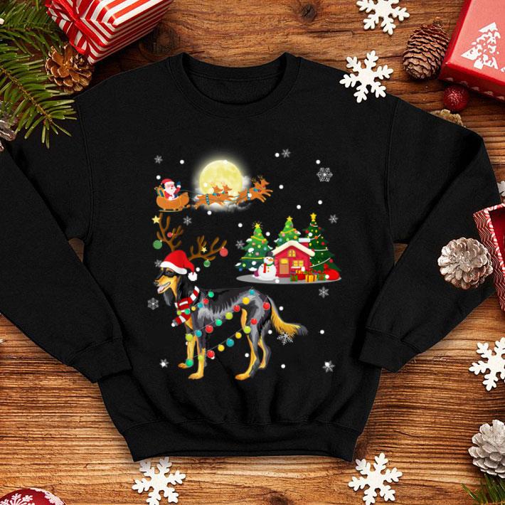 Original Cute SALUKI Comes To Town Christmas Gift sweater 4 - Original Cute SALUKI Comes To Town Christmas Gift sweater