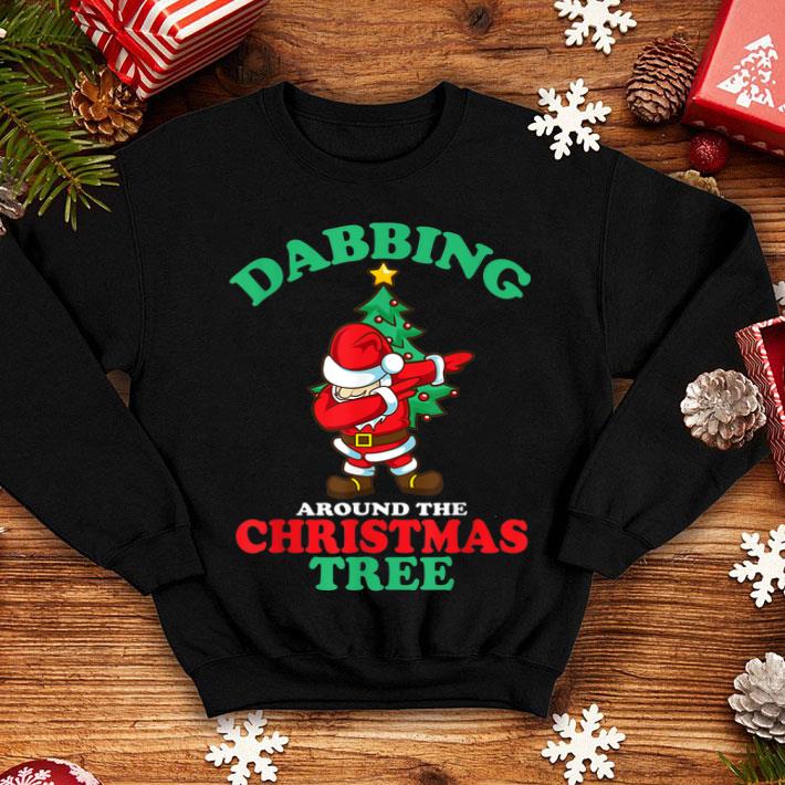 Original Dabbing Around The Christmas Tree Funny Santa Dab Song sweater 4 - Original Dabbing Around The Christmas Tree Funny Santa Dab Song sweater