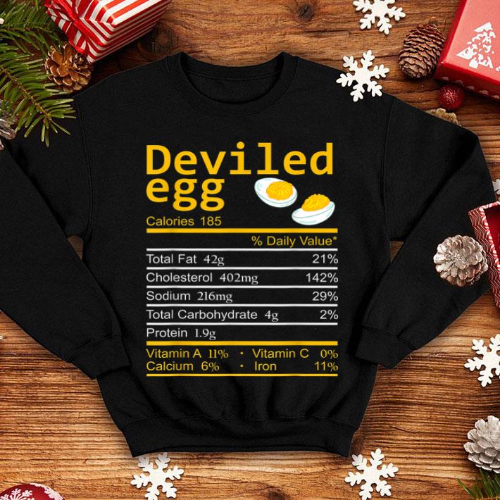 Original Deviled Egg Nutrition Facts Thanksgiving Costume Christmas sweater 4 - Original Deviled Egg Nutrition Facts Thanksgiving Costume Christmas sweater