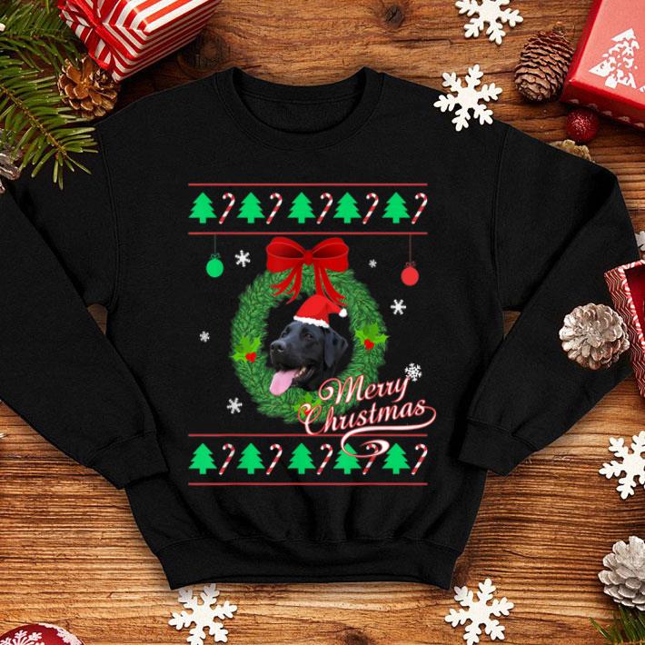 Original Ugly Christmas Sweater Black Lab Puppy Graphic sweater 4 - Original Ugly Christmas Sweater Black Lab Puppy Graphic sweater