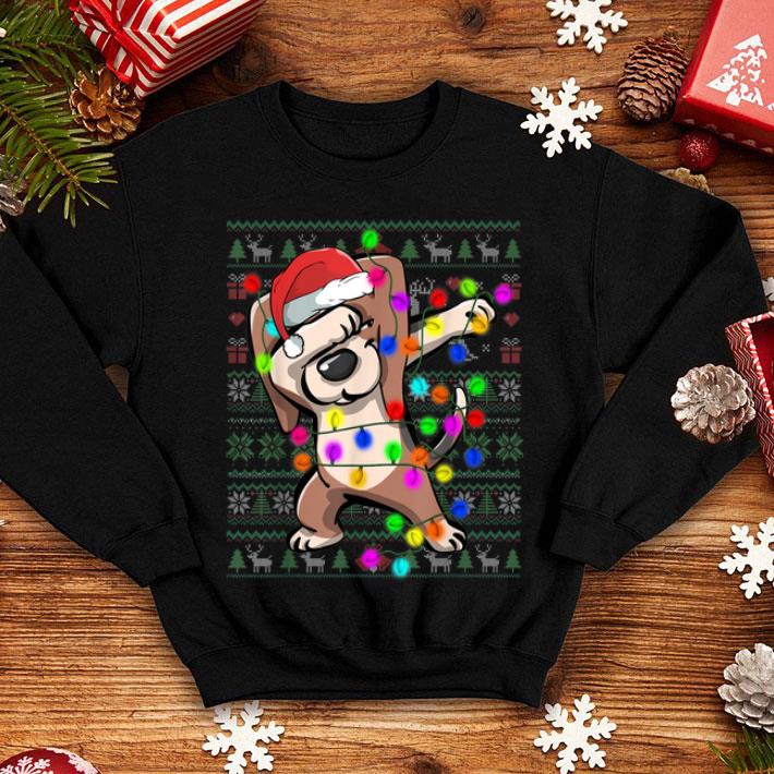 Premium Dabbing Beagle Christmas Lights Ugly Xmas Sweater Girls Boys sweater 4 - Premium Dabbing Beagle Christmas Lights Ugly Xmas Sweater Girls Boys sweater
