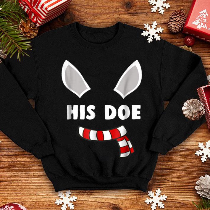 Top His Doe Matching Christmas PJs For Couples Gift sweater 4 - Top His Doe Matching Christmas PJs For Couples Gift sweater