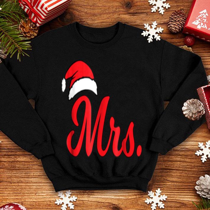 Top Mrs - Red Santa Hat Matching Couples Pajama Idea sweater Top Mrs Red Santa Hat Matching Couples Pajama Idea sweater 4 - Top Mrs - Red Santa Hat Matching Couples Pajama Idea sweater