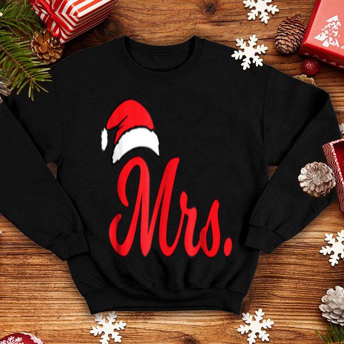 Top Mrs Red Santa Hat Matching Couples Pajama Idea sweater 4 - Top Mrs - Red Santa Hat Matching Couples Pajama Idea sweater