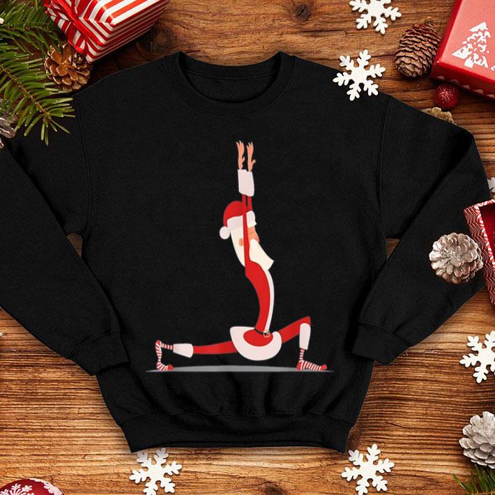 Yoga Christmas Santa Pose Christmas Lovers Gift sweater 4 - Yoga Christmas Santa Pose Christmas Lovers Gift sweater