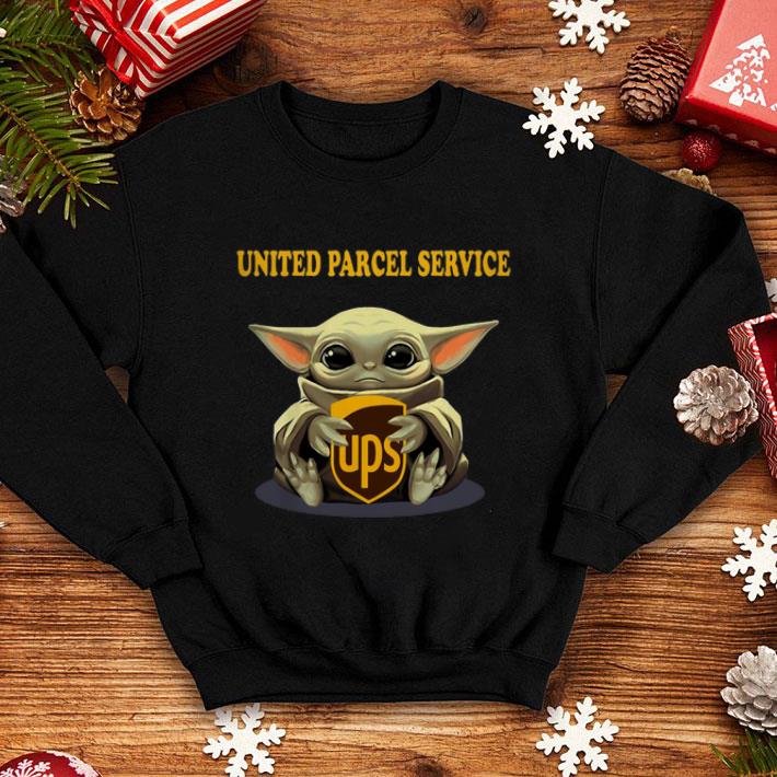 Baby Yoda Hug United Parcel Service Star Wars Mandalorian shirt 4 - Baby Yoda Hug United Parcel Service Star Wars Mandalorian shirt