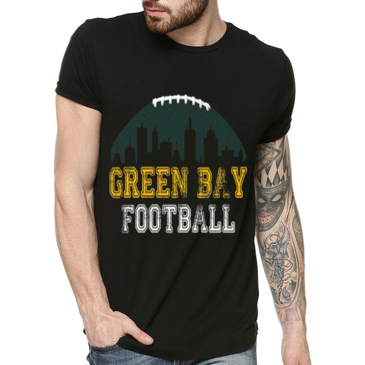 Green Bay Packers Distressed Skyline Football shirt 4 - Green Bay Packers Distressed Skyline Football shirt