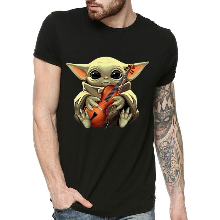 Star Wars Baby Yoda Hug Violin shirt 4 - Star Wars Baby Yoda Hug Violin shirt