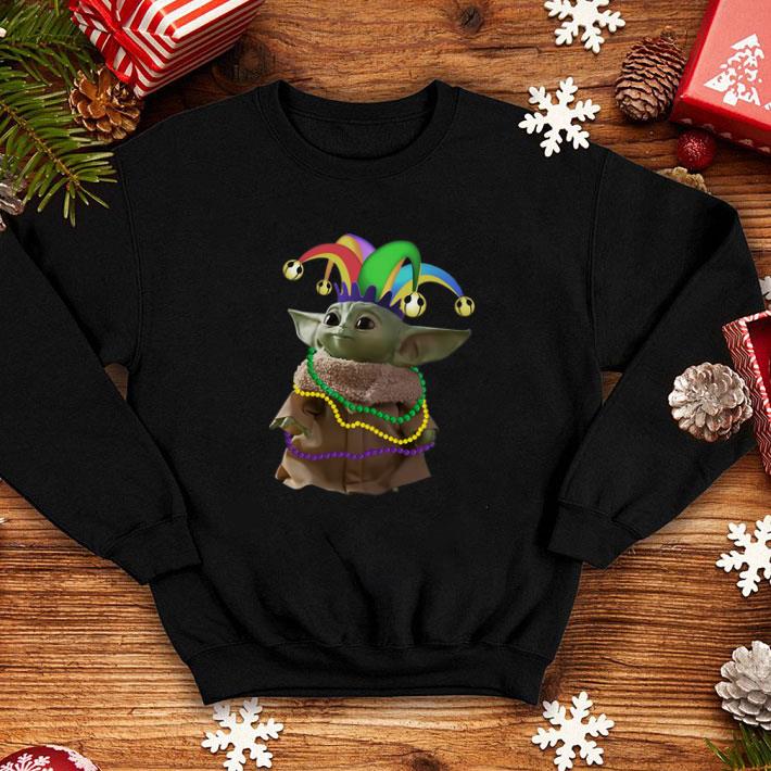 Star Wars Baby Yoda Mardi Gras Mandalorian shirt 4 - Star Wars Baby Yoda Mardi Gras Mandalorian shirt