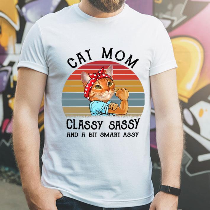 Vintage Cat Mom Classy Sassy And A Bit Smart Assy shirt 4 - Vintage Cat Mom Classy Sassy And A Bit Smart Assy shirt